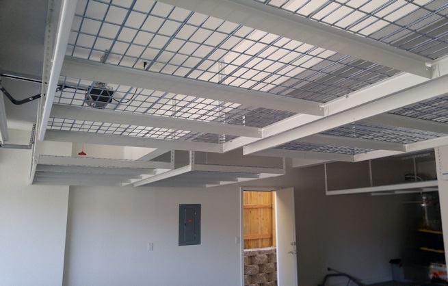 CDR Overhead Storage Racks - Garage Ceiling Storage Racks Sacramento CA SF Bay Area San Diego CA Southern CA Northern CA Portland OR Reno NV Southern Washington State - Garage Overhead Storage Racks